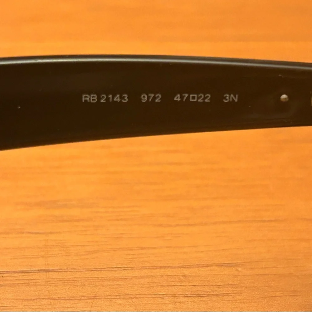 Ray-Ban Classic Black and Gold Wayfarer Sunglasses